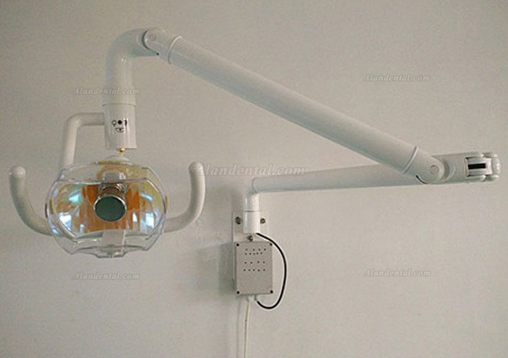 50W Wall Hanging Dental Medical Oral Light Lamp with Arm Shadowless Cold Light